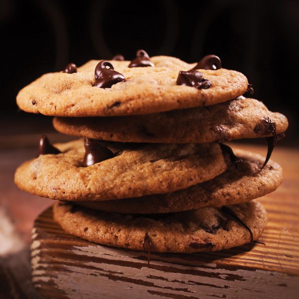 Fresh baked chocolate chip cookies