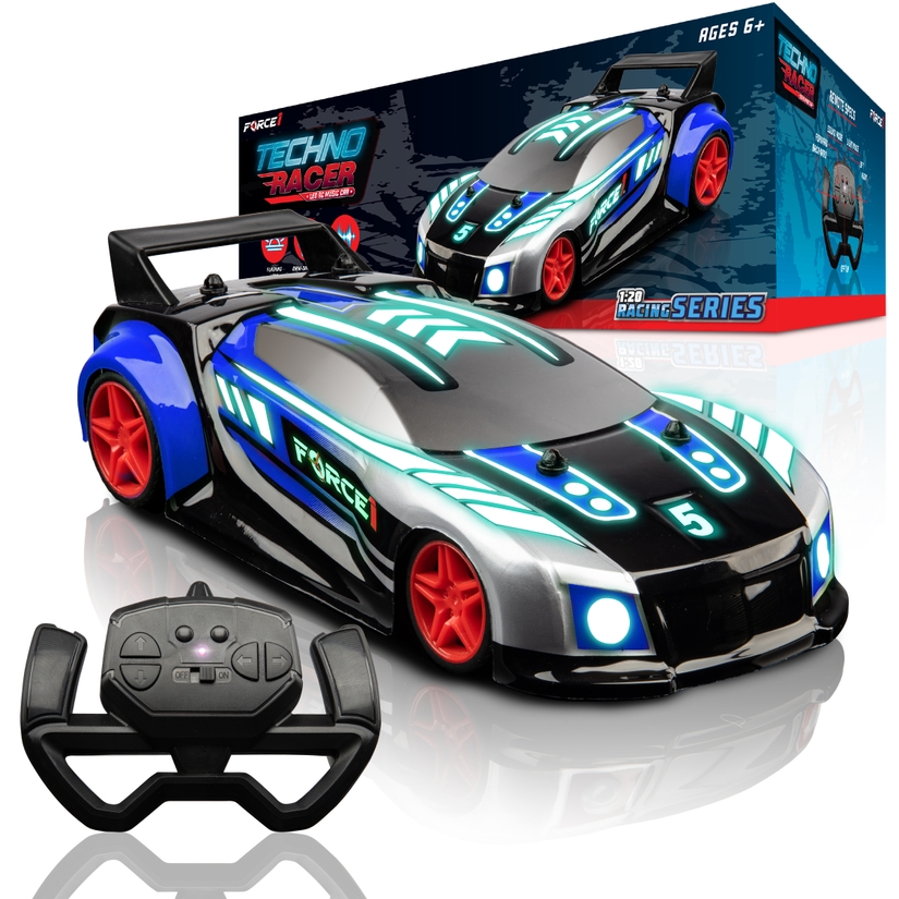 Techno Racer LED Remote Controlled Music Car 1